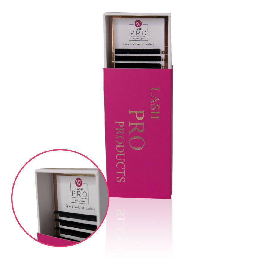 Speed Volume Lashes MIXBOXEN Biegungen C / D / D+/ M / L