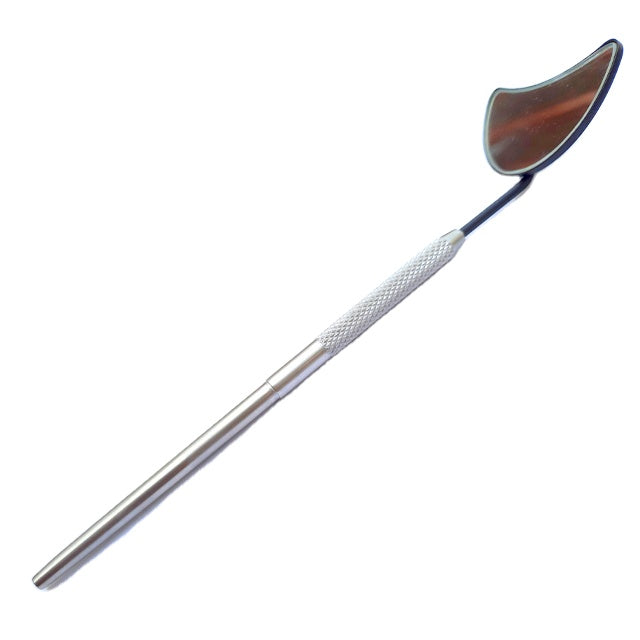 Weißer Wimpernspiegel -oval-